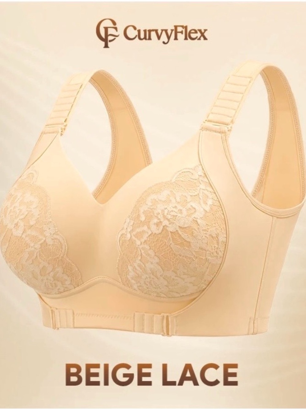 💕CurvyFlex Lift & Shaping Bra - Nude